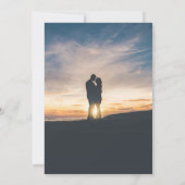 化膿性ブルー結婚ズ セーブザデート (裏面)