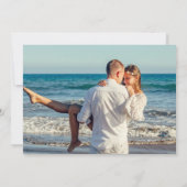 化膿性ブルー結婚ズ セーブザデート (裏面)