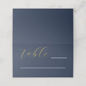 化膿性ブルー結婚ズ プレイスカード (外部開封)