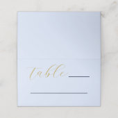 化膿性ブルー結婚ズ プレイスカード (外部開封)