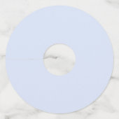 化膿性ブルー結婚ズ ワイングラスタグ (裏面)