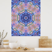 化膿性ヘキサグラムバリエーション4アートプリント ポスター (キッチン)