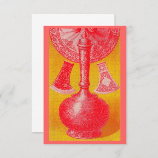 化膿性中ビクトリアンプリントデカンターと… (正面/裏面)