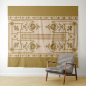 化膿性金ゴールドバロックプリント タペストリー (インサイチュ(横))