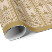 化膿性金ゴールドバロックプリント ラッピングペーパー (ロールコーナー)