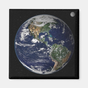 北および南アメリカを示す完全な地球 マグネット