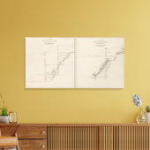 北および南セクション キャンバスプリント (インサイチュ (リビング))