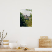 北から復元されたシャトーのビュー ポスター (キッチン)