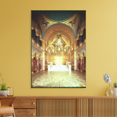 北から玉座の間 キャンバスプリント (インサイチュ (リビング))