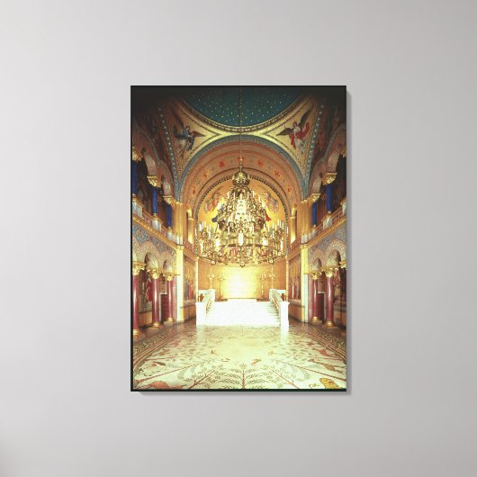 北から玉座の間 キャンバスプリント (正面)