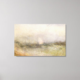 北から:風と水, 1840-5 (油オン紙) キャンバスプリント