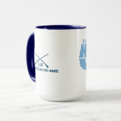 北が勝った！マグ マグカップ (正面左)