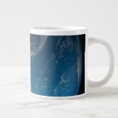 北と南アメリカをフィーチャーしたフルアース。 ジャンボコーヒーマグカップ (右)