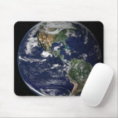 北と南アメリカを示す完全な地球 マウスパッド (マウス)