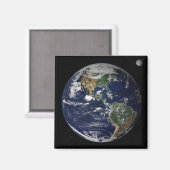 北と南アメリカを示す完全な地球 マグネット (正面/裏面)