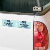 北にトライバル素晴らしミシガン道窯 バンパーステッカー (トラック上)