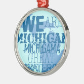 北にトライバル素晴らしミシガン道窯 メタルオーナメント (左)