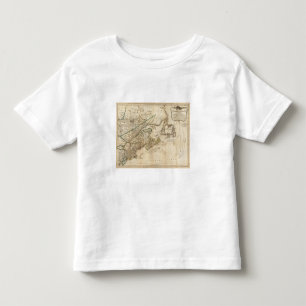 北のイギリスのコロニーの一般図 トドラーTシャツ