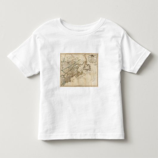 北のイギリスのコロニーの一般図 トドラーTシャツ (正面)