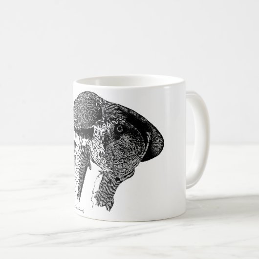 北のオオタカ コーヒーマグカップ (正面右)