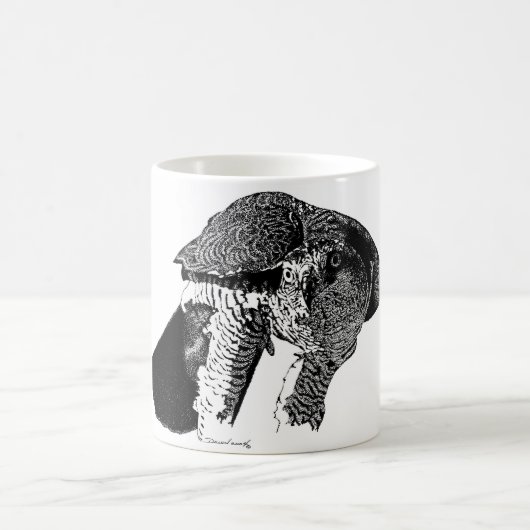 北のオオタカ コーヒーマグカップ (中央)