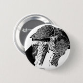 北のオオタカ 缶バッジ (正面&裏面)