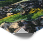 北のピークのCog Railの山頂ビュー ポスター (角)