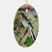 北のマネシツグミ セラミックオーナメント (右)
