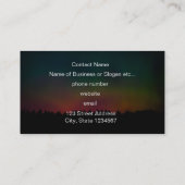 北のライトの風景 名刺 (裏面)