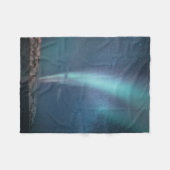 北のライトミルキーウェイ フリースブランケット (正面(横))