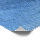 北のライト、水彩風景 ポスター (角)