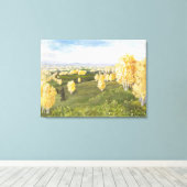 北の丘の《植物》アスペン：キャンバスのトリミングなし印刷 キャンバスプリント (インサイチュ (ウッドフロア))