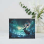 北の光の下のカリブー ポストカード (スタンド正面)