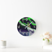 北の光の壁時計の精神 ラウンド壁時計 (ホーム)