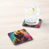 北の光を放つ白熊 コースター (右側)