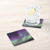 北の光 |北アイスランド スクエアペーパーコースター (インサイチュ)
