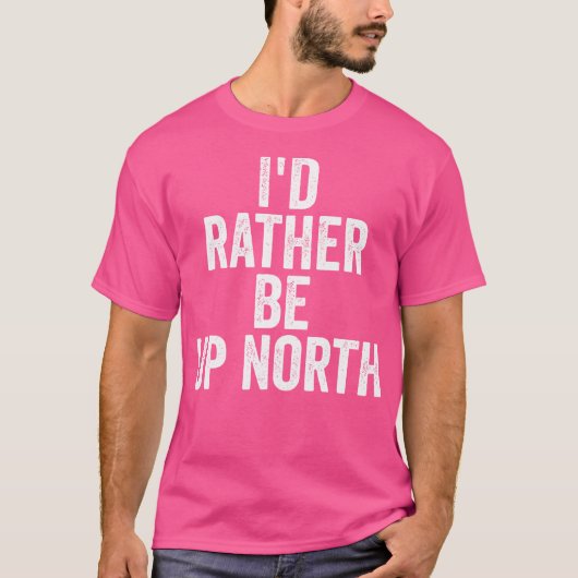 北の北の山のハイキング Tシャツ (正面)