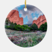 北の南のゲートウェイの岩のガーデンゴッズオーナメント セラミックオーナメント (裏面)