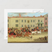 北の国はアイリントンの孔雀に郵便で来た ポストカード (正面/裏面)