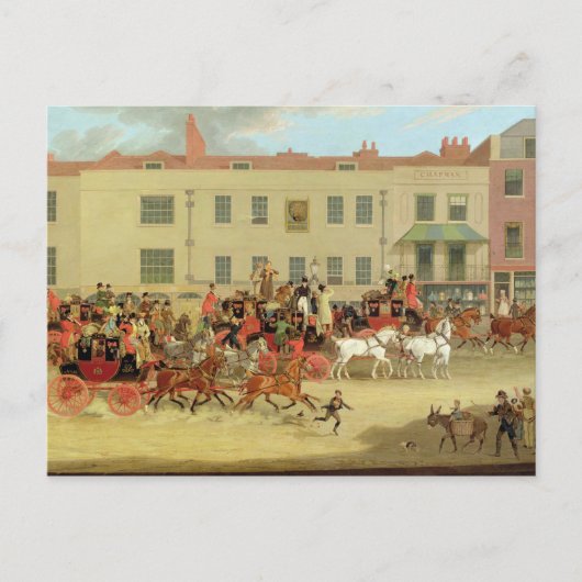 北の国はアイリントンの孔雀に郵便で来た ポストカード (正面)