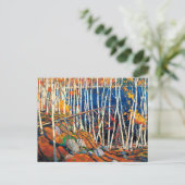 北の地でトム・ト素晴らしンプソンの絵を ポストカード (スタンド正面)