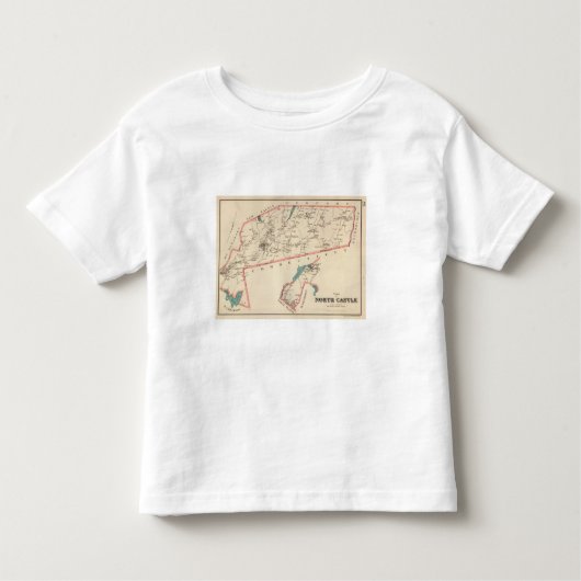 北の城の町 トドラーTシャツ (正面)