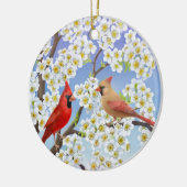 北の基本的なカップルのオーナメント セラミックオーナメント (左)