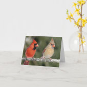 北の基本的な写真のメッセージカード カード (黄色い花)