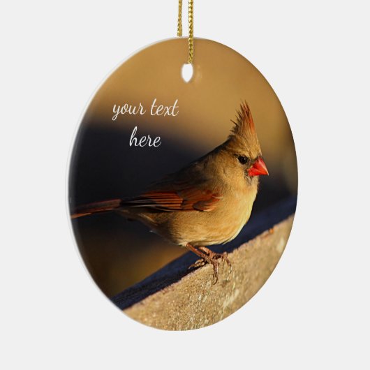 北の基本的な女性 セラミックオーナメント (右)