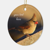 北の基本的な女性 セラミックオーナメント (左)