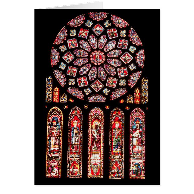 北の壁からの尖頭アーチ窓は上がり、 (正面)