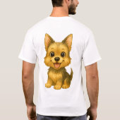 北の宝石: ヴィンテージ ヨークシャー・テリア Tシャツ (裏面)