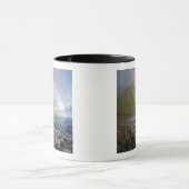 北の崖に二重虹 マグカップ (中央)