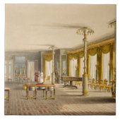 北の応接室、か音楽部屋のギャラリーからの タイル (正面)